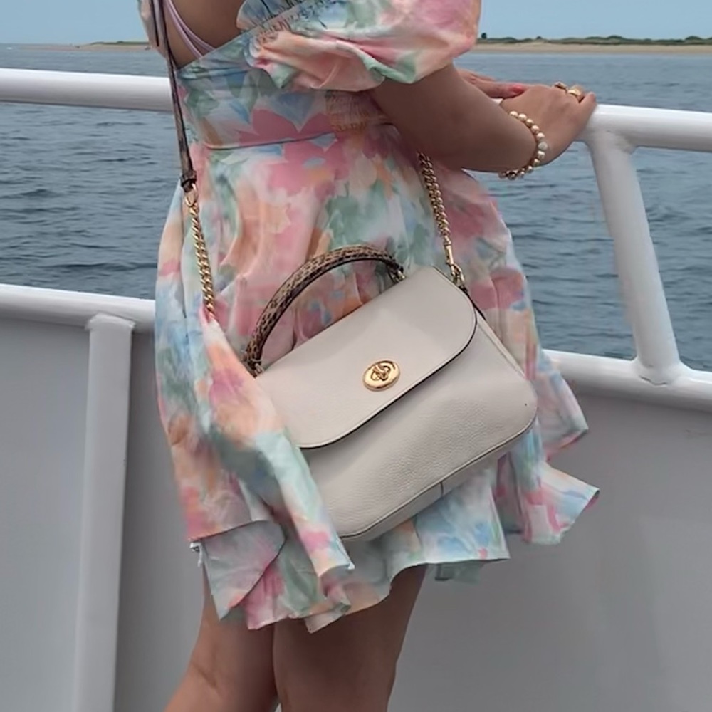 Coach Marlie Top Handle Satchel purse - Picture 5 of 5